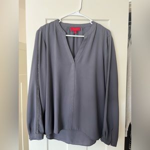 Women’s Grey Long Sleeve Blouse